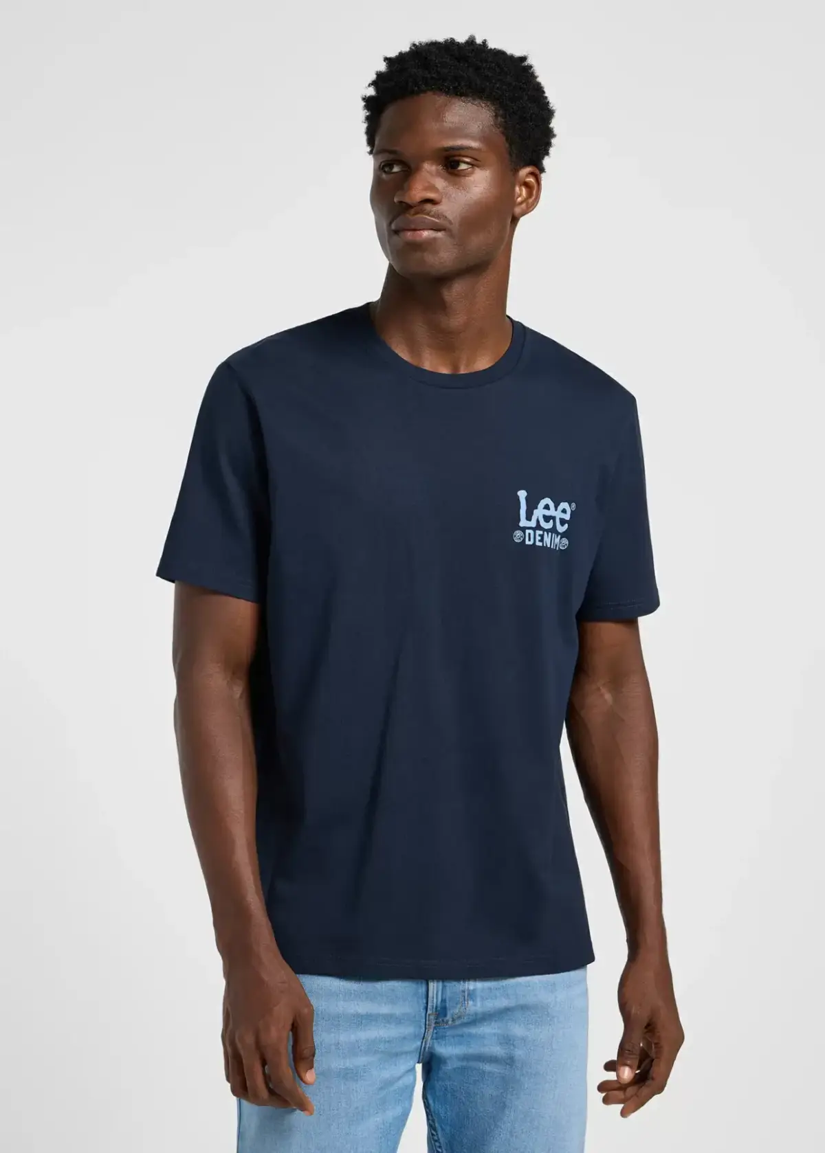 Lee - Ανδρικό T-shirt Subtle Logo Tee 112365456 Μπλε Ναυτικό