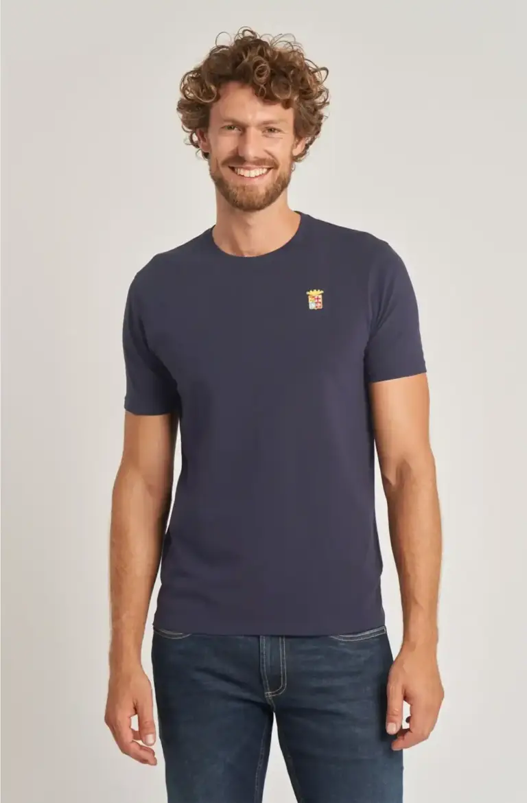 Marina Militaire - Ανδρικό Crew neck T-shirt Essentials Cotton MYT0189-900004 Μπλε