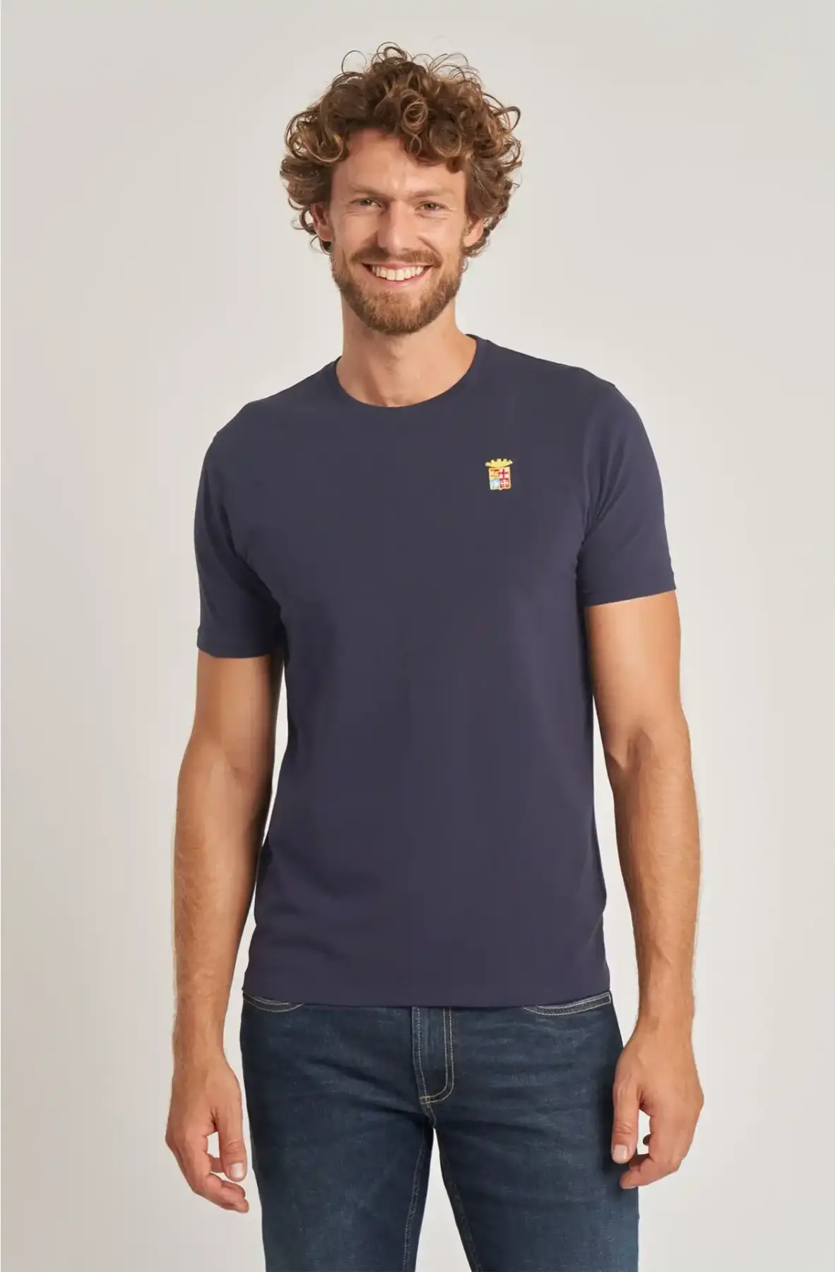 Marina Militaire - Ανδρικό Crew neck T-shirt Essentials Cotton MYT0189-900004 Μπλε