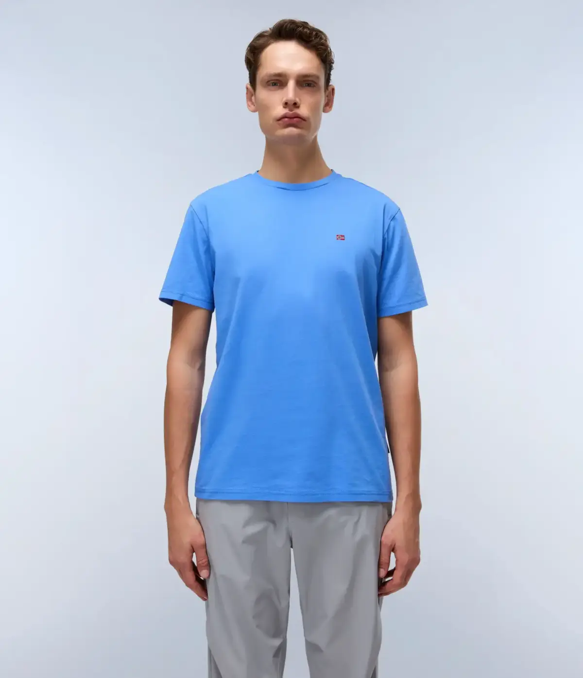 Napapijri - Ανδρικό T-shirt Salis Ss Sum Regular Fit NP0A4H8D-B2V Μπλε