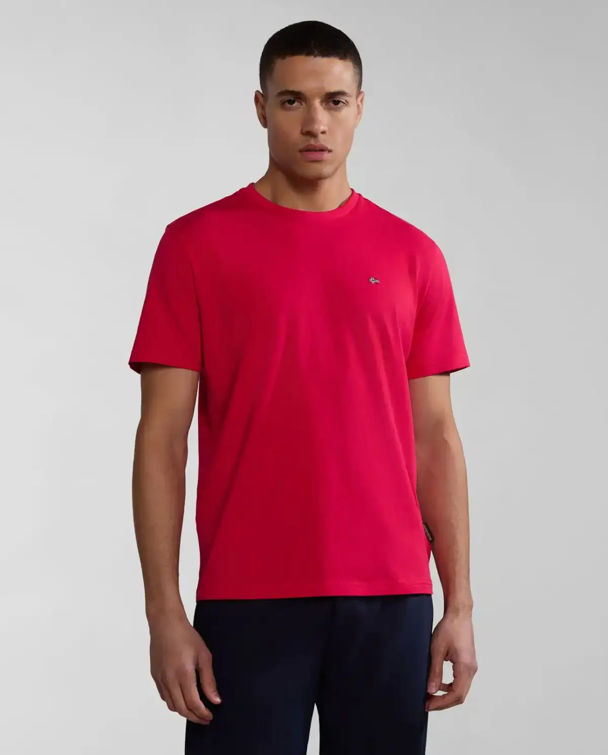 Napapijri - Ανδρικό T-shirt Salis Ss Sum Regular Fit NP0A4H8D-R25 Φούξια