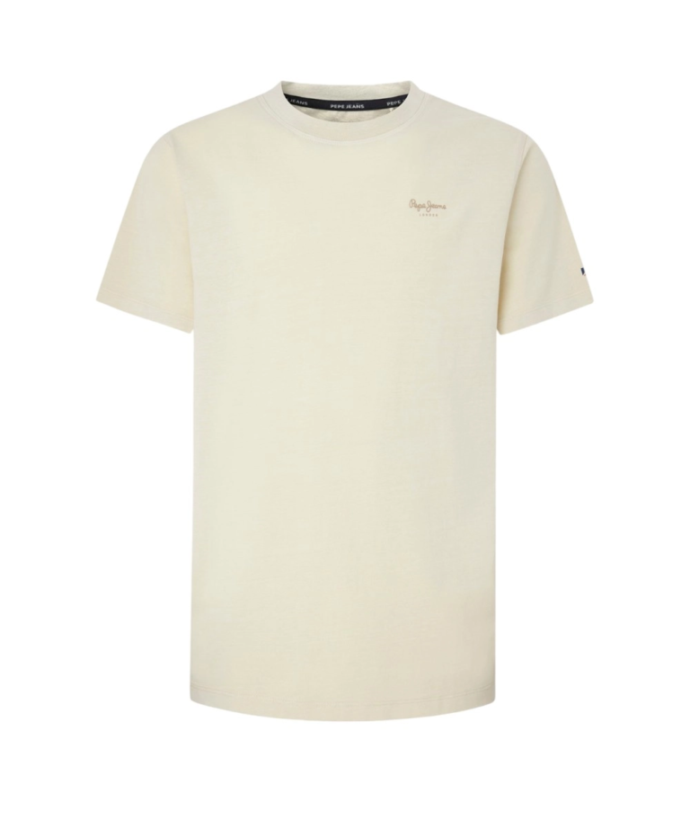 Pepe Jeans - Ανδρικό T-shirt Jacko Regular Fit PM508664-803 Μπεζ