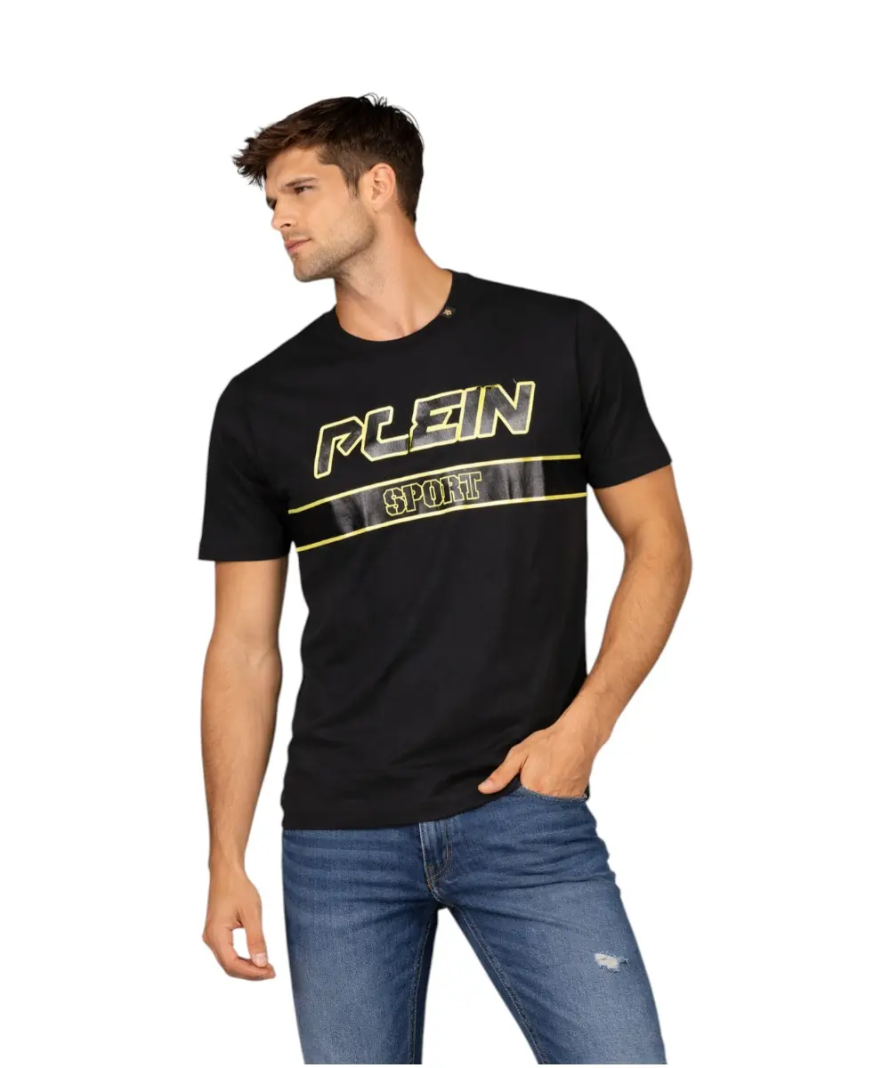 Plein Sport - Ανδρικό T-Shirt Short Sleeve TIPS105-99 Μαύρο