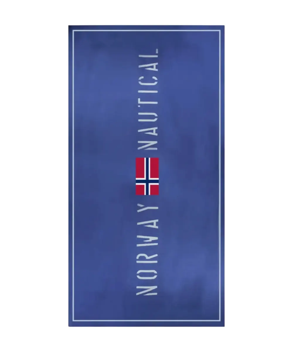 Scuola Nautica Italiana Πετσέτα Θαλάσσης Βαμβακερή (90x180) 831101-BLU Μπλε