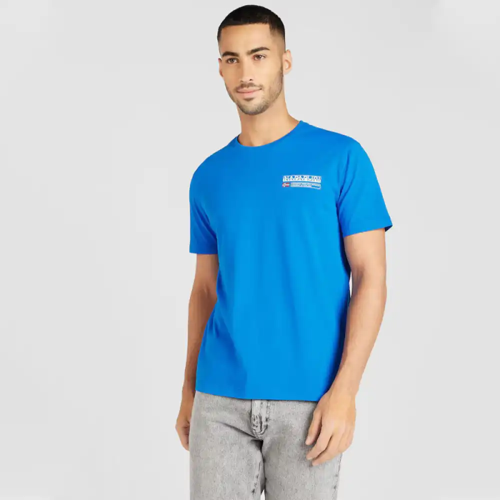 Napapijri - Ανδρικό T-shirt Kasba Regular Fit NP0A4HQQ-B2L Μπλε