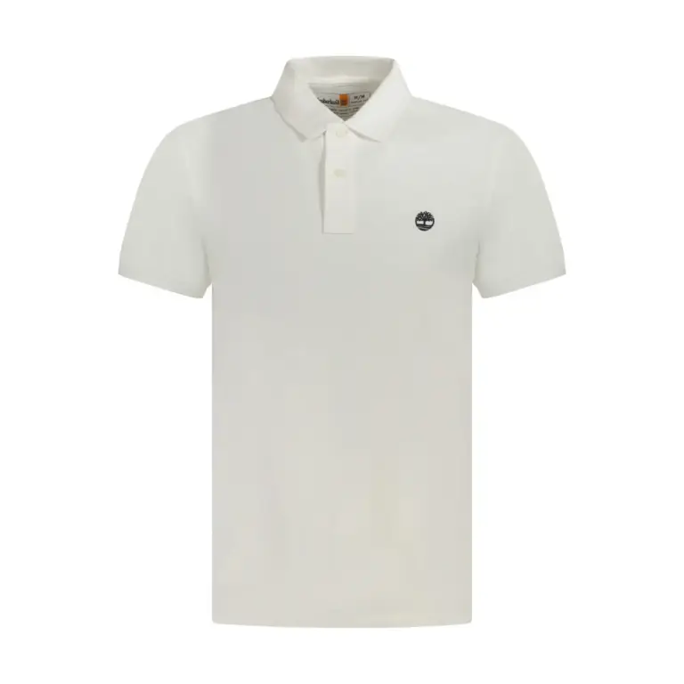 Timberland - Ανδρικό T-shirt Polo με Λογότυπο TB0A6VDP-100 Λευκό