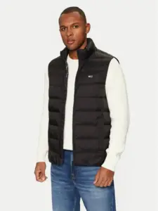 Tommy Hilfiger - Ανδρικό Αμάνικο Μπουφάν Tjm Lt Down Vest Ext DM0DM20663-BDS Μαύρο