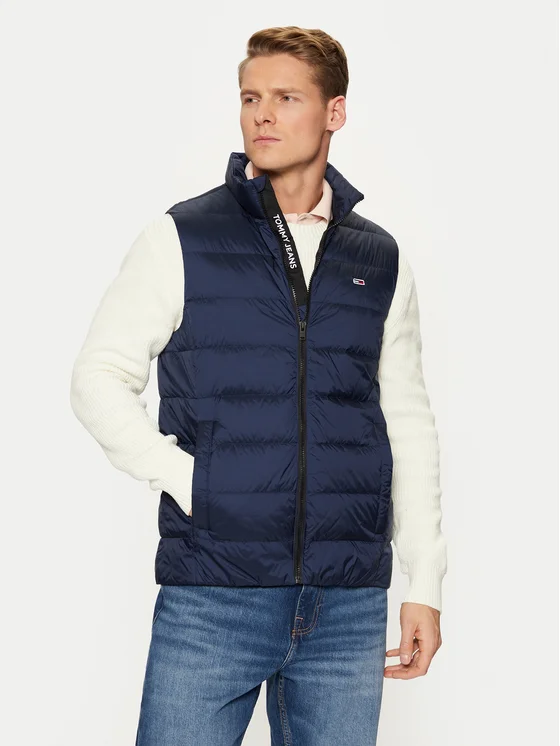 Tommy Hilfiger - Ανδρικό Αμάνικο Μπουφάν Tjm Lt Down Vest Ext DM0DM20663-C1G Μπλε