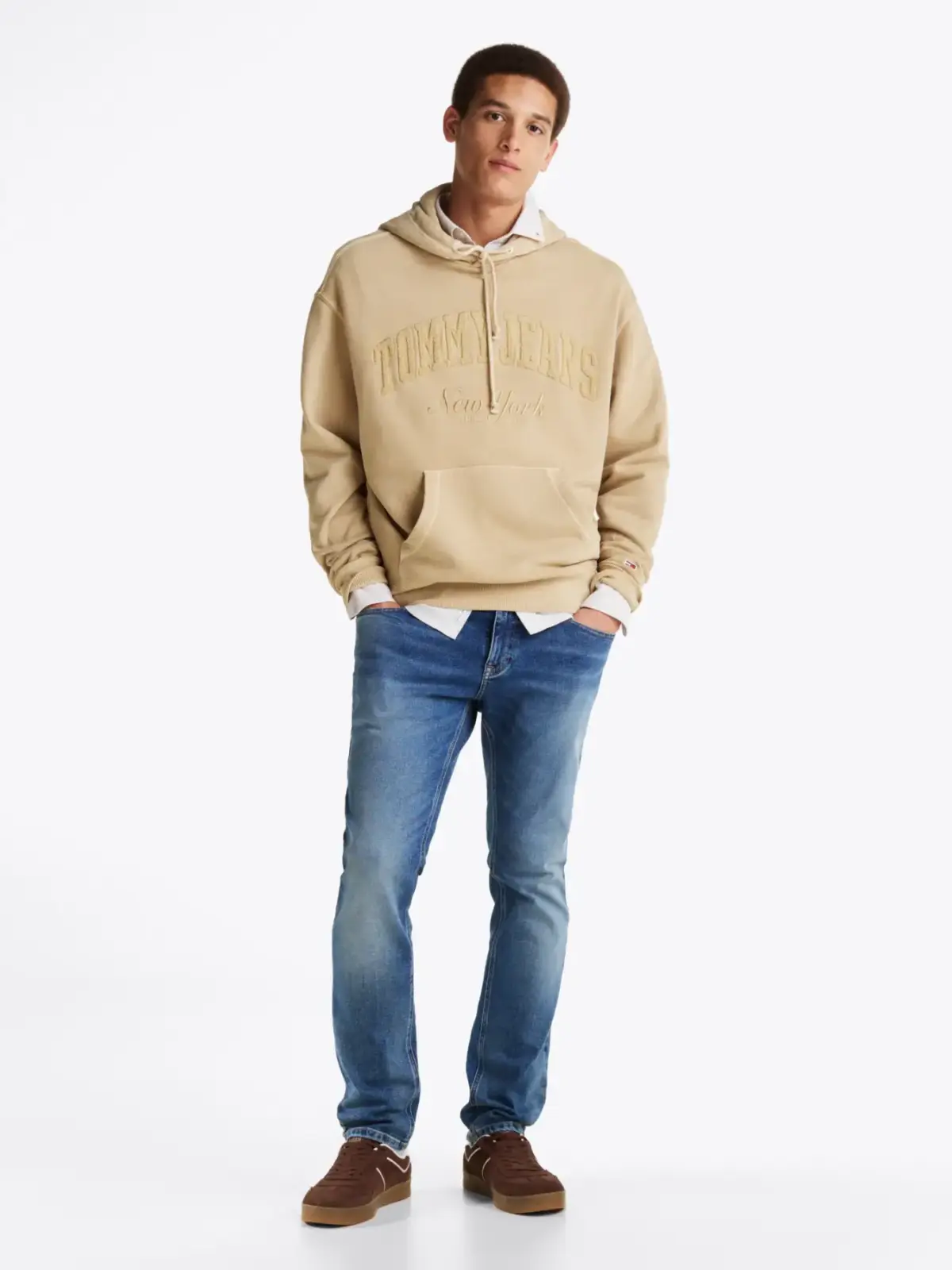 Tommy Hilfiger - Ανδρικό Παντελόνι Τζιν Ελαστικό Scanton Slim Fit DM0DM20535-1A5 Μπλε