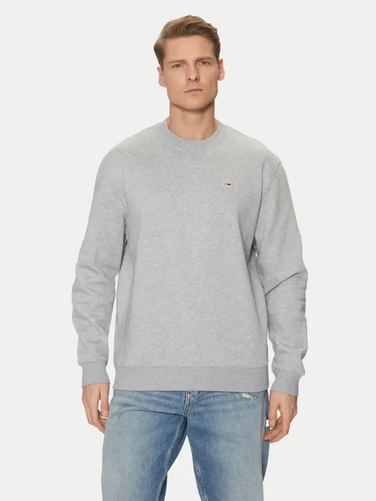 Tommy Hilfiger - Ανδρικό Φούτερ Tjm Reg S Flag Crew DM0DM20741-PJ4 Γκρι