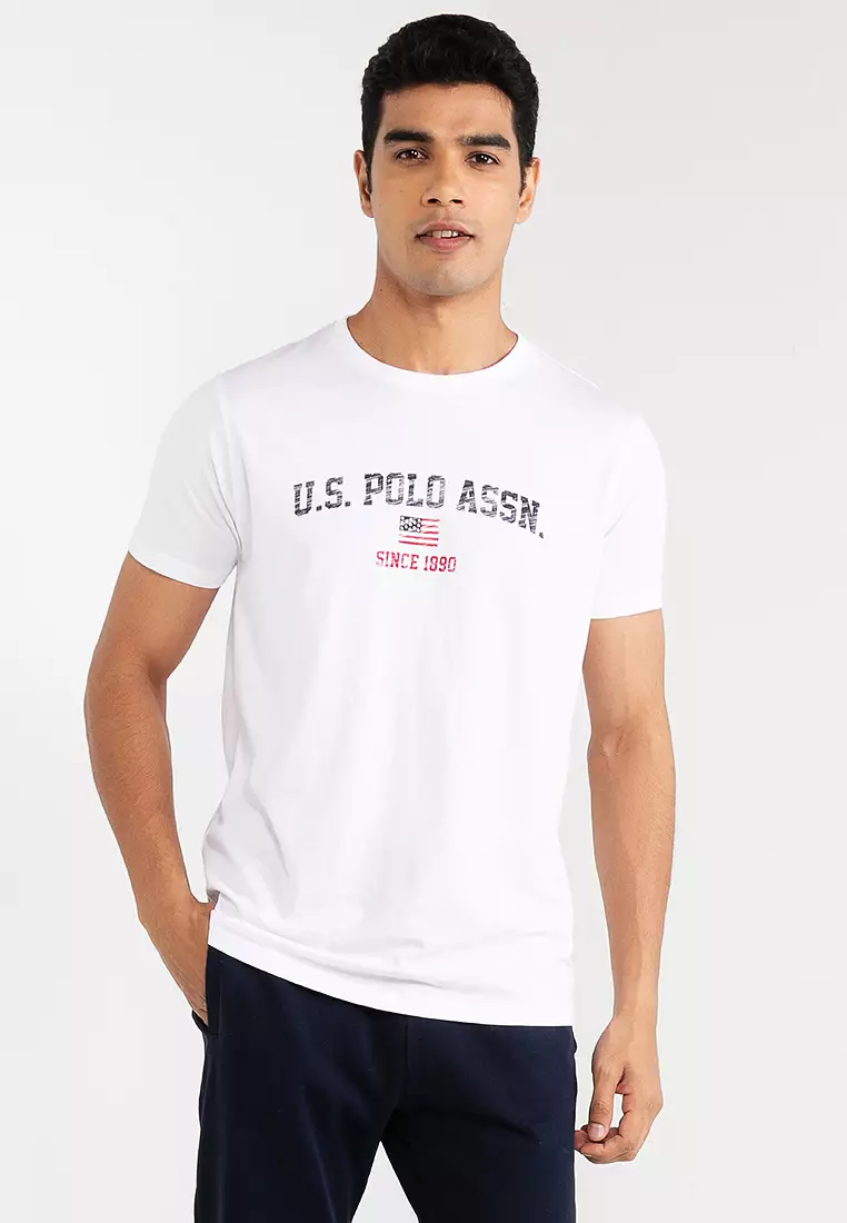 U.S. Polo Assn. - Ανδρικό T-shirt Mick Regular Fit 61504-49351-101 Λευκό
