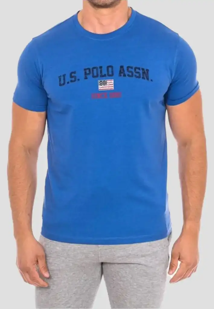 U.S. Polo Assn. - Ανδρικό T-shirt Mick Regular Fit 61504-49351-137 Μπλε