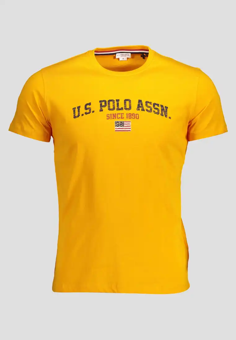 U.S. Polo Assn. - Ανδρικό T-shirt Mick Regular Fit 61504-49351-216 Πορτοκαλί