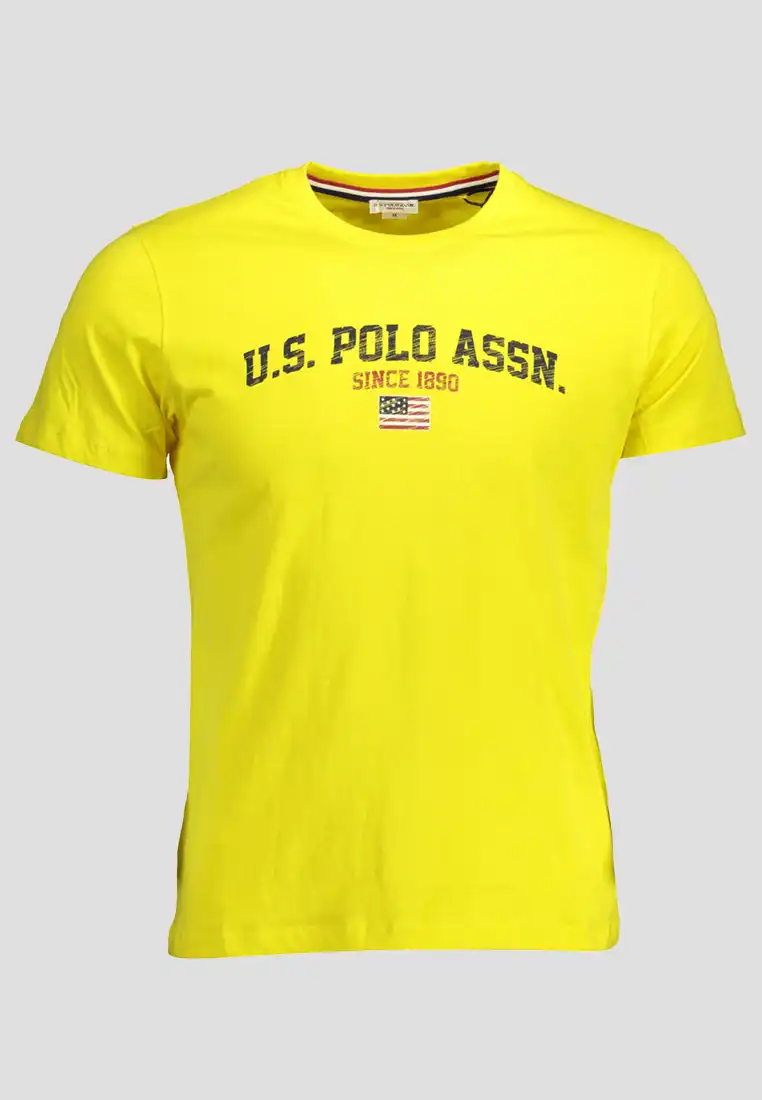 U.S. Polo Assn. - Ανδρικό T-shirt Mick Regular Fit 61504-49351-310 Κίτρινο