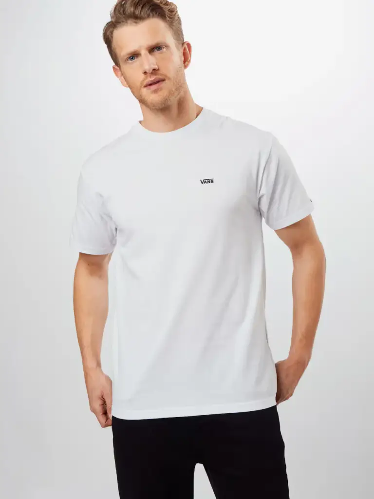 Vans - Ανδρικό T-shirt Κοντομάνικο Left Chest Logo Tee Regular fit VN0A3CZE-YB2 Λευκό