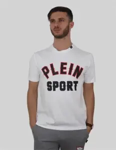 Plein Sport - Ανδρικό T-Shirt Short Sleeve TIPS106-01 Λευκό