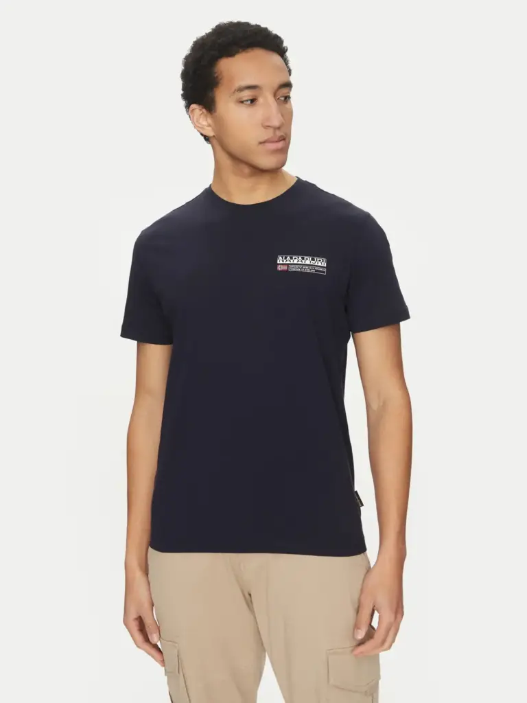 Napapijri - Ανδρικό T-shirt Kasba Regular Fit NP0A4HQQ-176 Μπλε Σκούρο