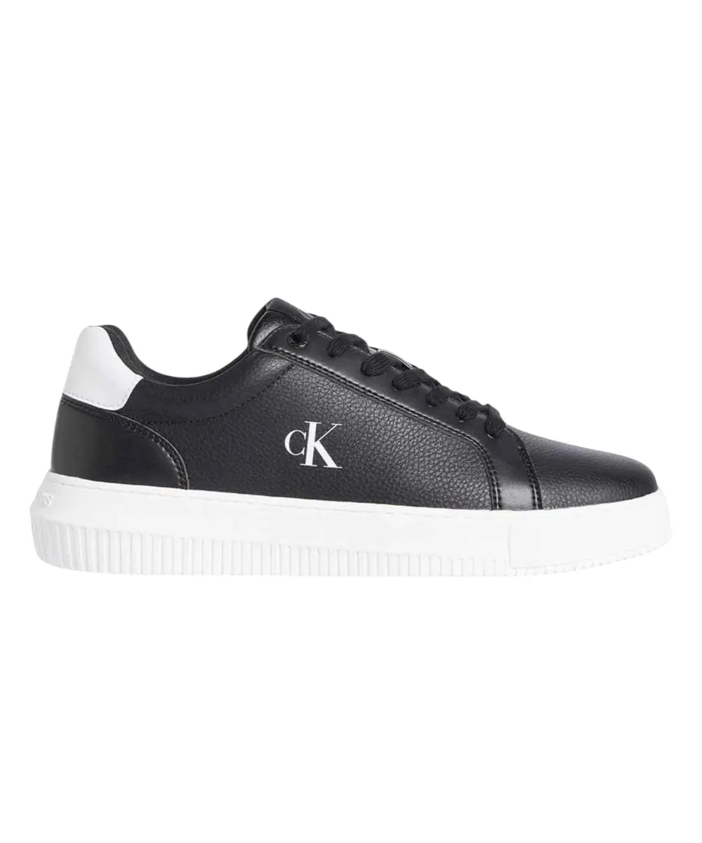 Calvin Klein - Ανδρικά Sneakers Chunky Cupsole Leather Black YM0YM01198-0GN Μαύρο
