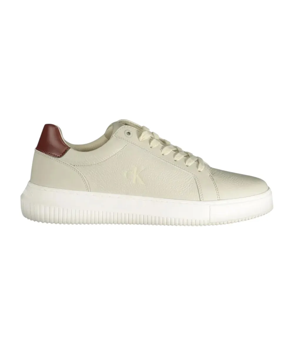 Calvin Klein - Ανδρικά Sneakers Chunky Cupsole Leather YM0YM01198-CJH Γκρι