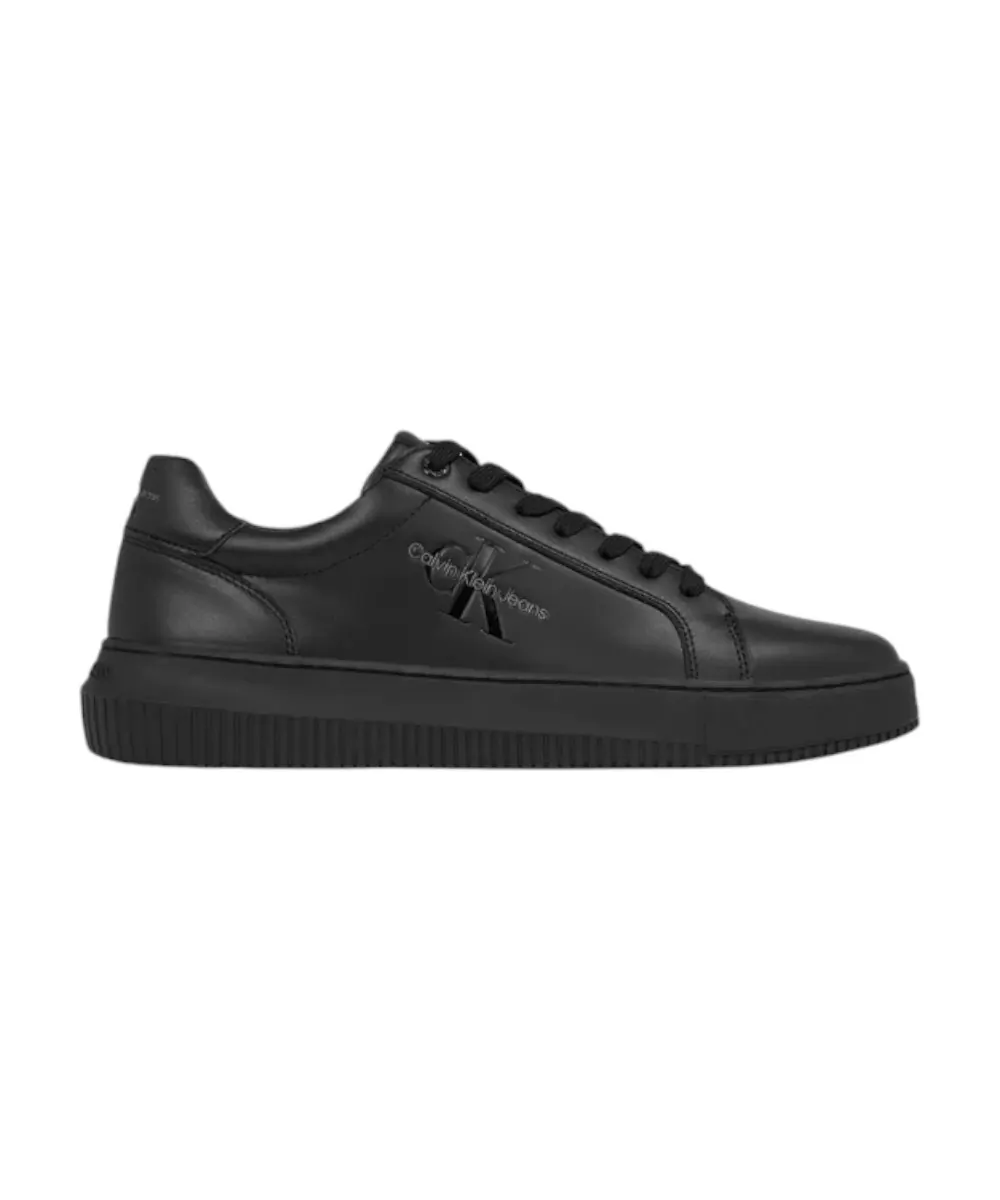 Calvin Klein - Cupsole Mono Lth Ανδρικά Chunky Sneakers YM0YM00681-0GT Μαύρο