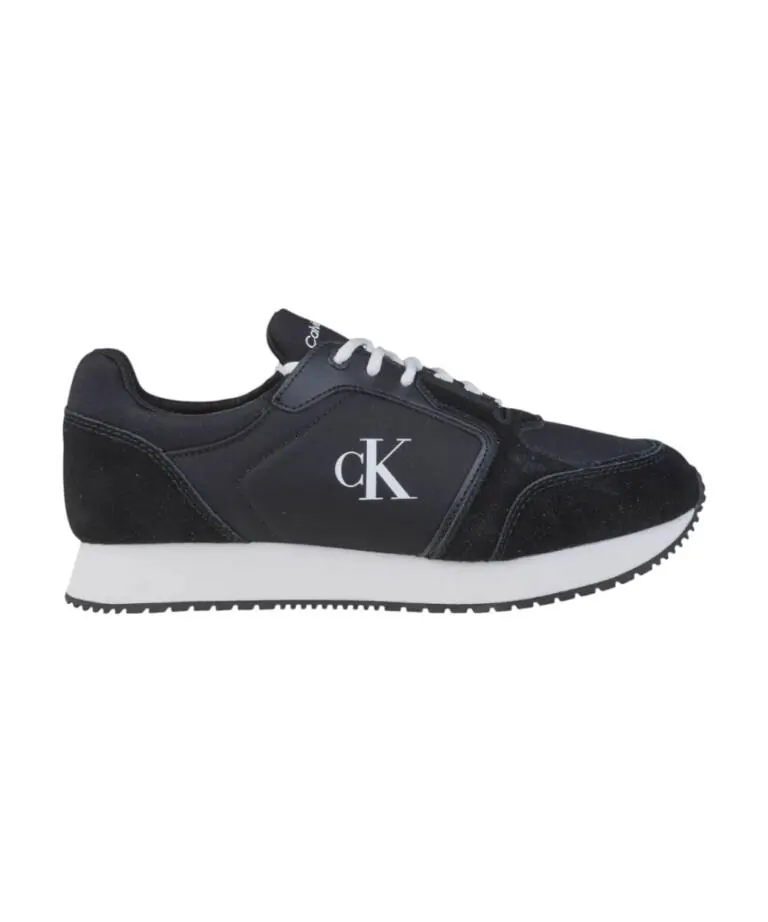 Calvin Klein - Ανδρικά Sneakers Retro Sock Runner Mg YM0YM01152-0GP Μαύρο