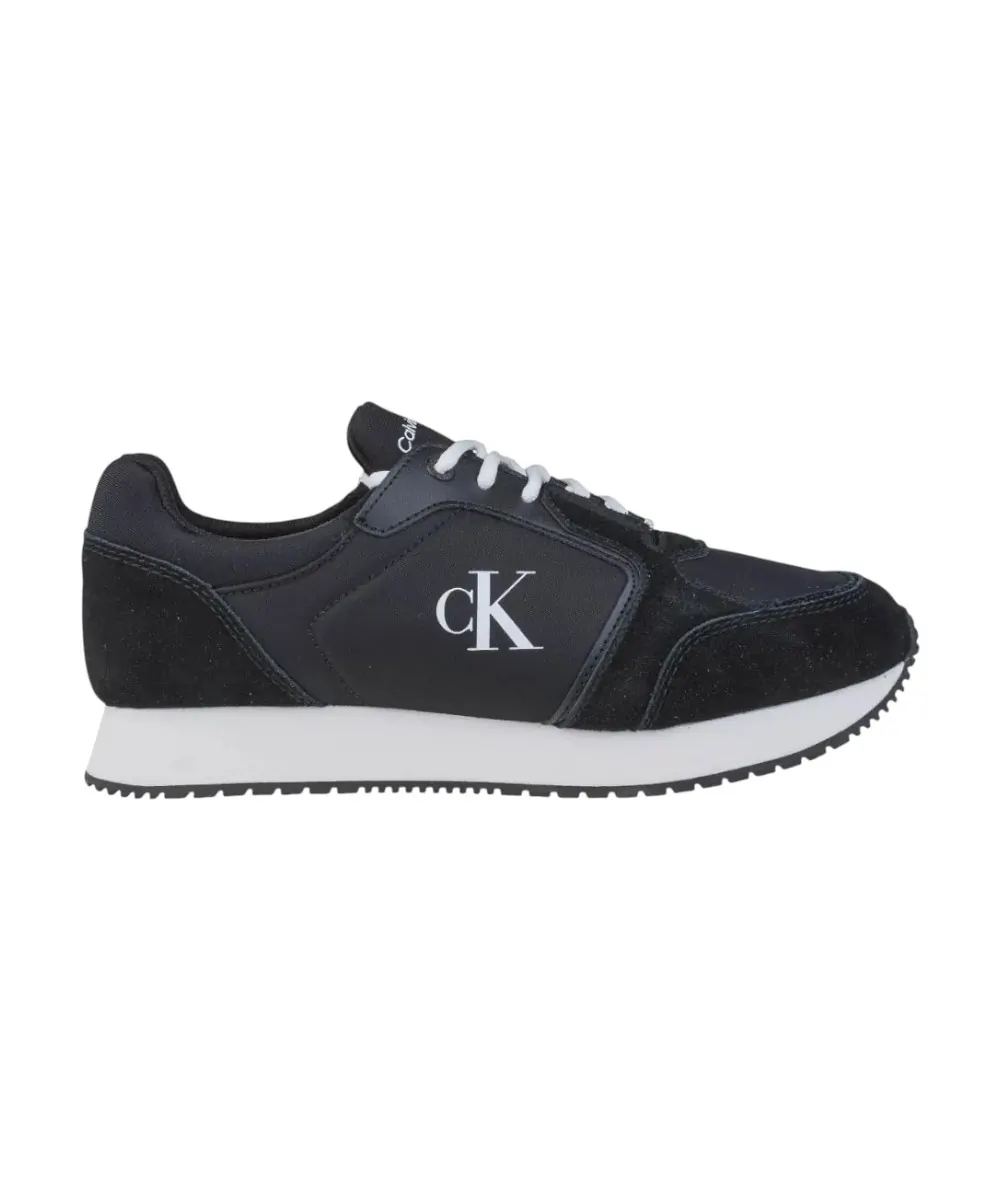 Calvin Klein - Ανδρικά Sneakers Retro Sock Runner Mg YM0YM01152-0GP Μαύρο