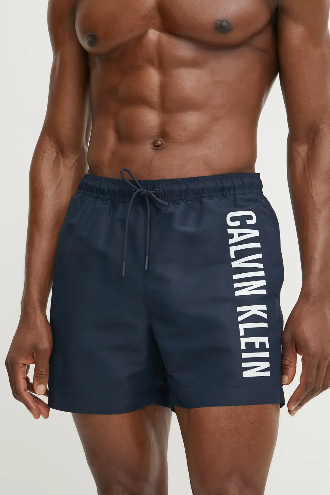 Calvin Klein - Ανδρικό Μαγιό Σορτς Drawstring Medium KM0KM01092-CEF Μπλε Ναυτικό