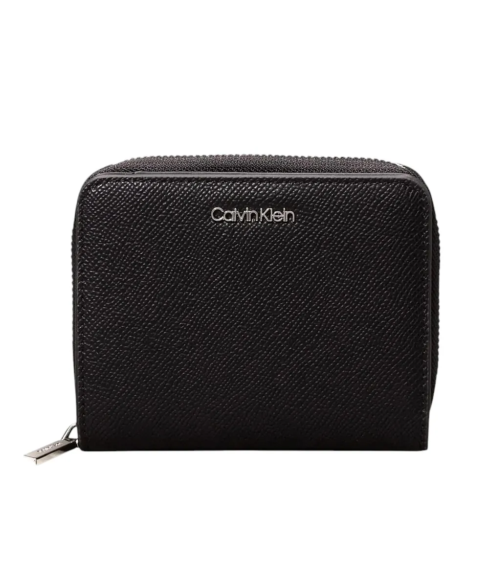 Calvin Klein - Γυναικείο Πορτοφόλι Ck Must Md Zip Around Caviar K60K612831-BEH Μαύρο
