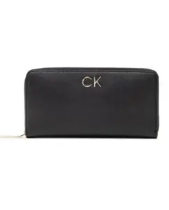 Calvin Klein - Γυναικείο Πορτοφόλι Re Lock ZA Wallet Lg K60K609699-BAX Μαύρο
