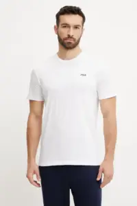 Fila - Ανδρικό T-shirt Laas FAM0874-10001 Λευκό