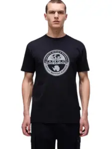 Napapijri - Ανδρικό T-Shirt S-Bollo SS 2 NP0A4I3C-041 Μαύρο