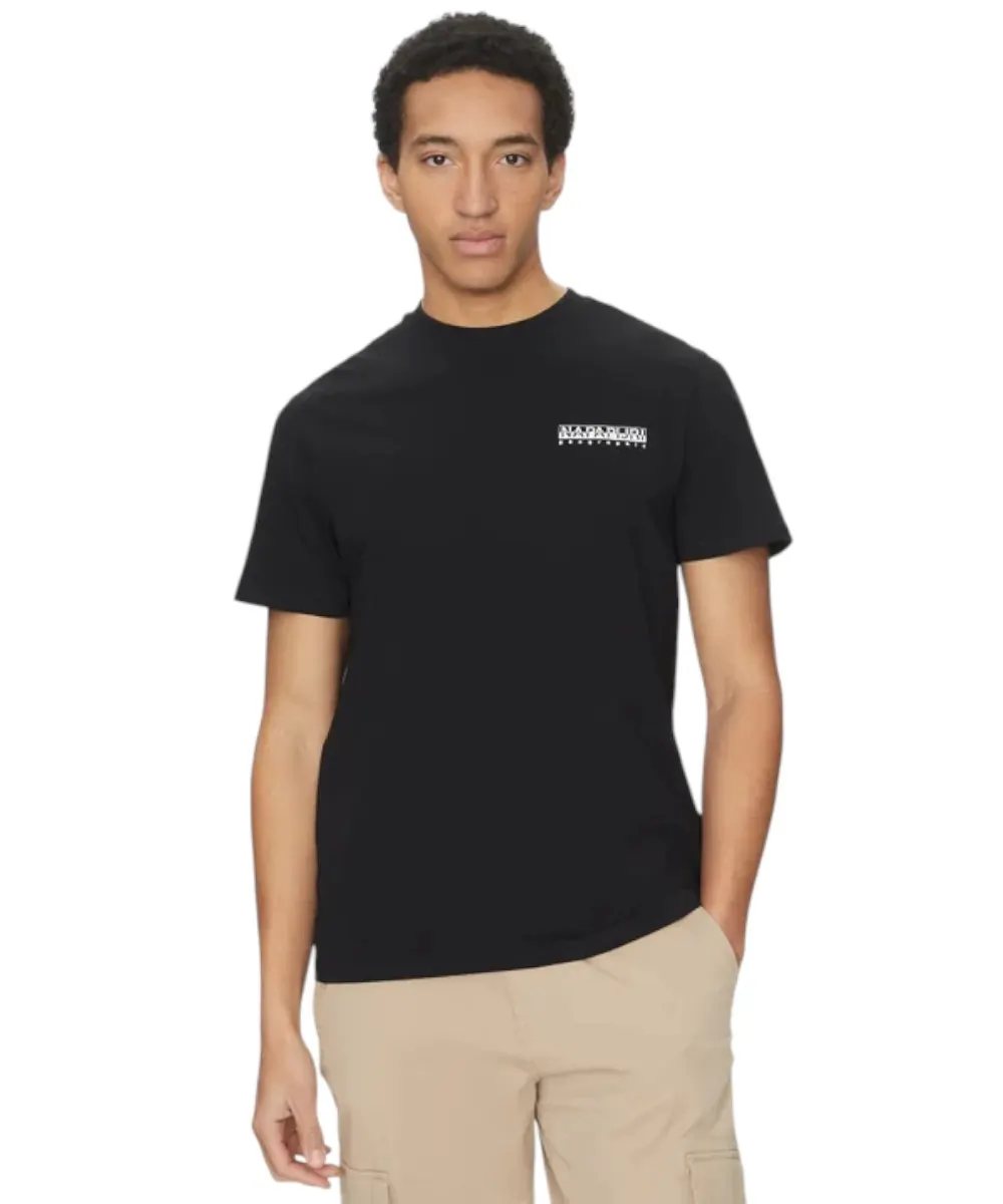 Napapijri - Ανδρικό T-shirt S-Dati Regular Fit NP0A4IE2-941 Μαύρο