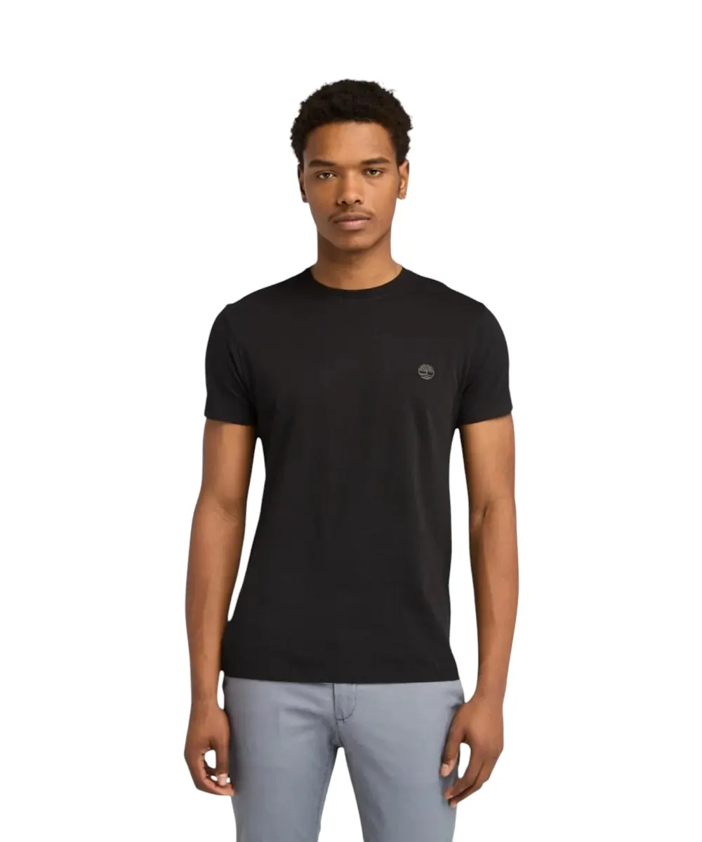 Timberland - Ανδρικό T-shirt με Λογότυπο Oyster River Logo Tee TB0A2BR3-X65 Μαύρο