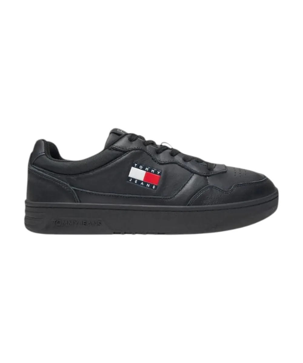 Tommy Hilfiger - Ανδρικά Sneakers Cupsole Leather Ess EM0EM01443-BDS Μαύρο
