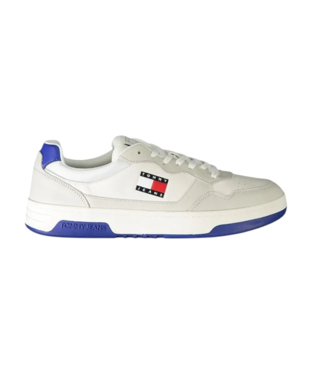 Tommy Hilfiger - Ανδρικά Sneakers Cupsole Leather Ess EM0EM01443-P06 Λευκό