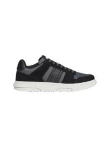 Tommy Hilfiger - Ανδρικά Sneakers The Brooklyn Mixed Texture Suede Trainers EM0EM01457-BDS Μαύρο