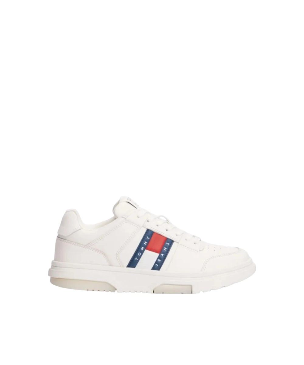 Tommy Hilfiger - Γυναικεία Sneakers Brooklyn Leather Trainers EN0EN02783-YBL Λευκό