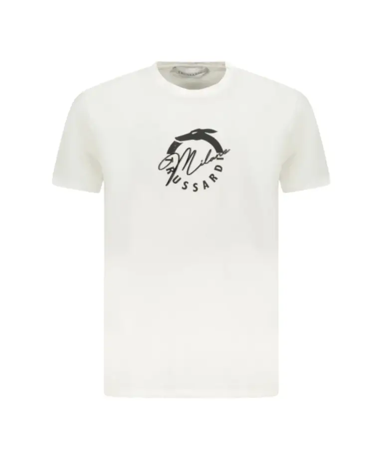 Trussardi Jeans - Ανδρικό Beachwear T-Shirt TRU25MTS01-01WHIT Λευκό