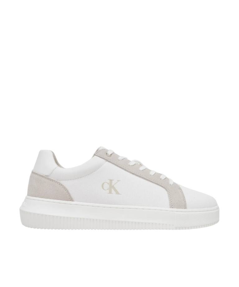 Calvin Klein - Ανδρικά Sneakers Chunky Cupsole Mg Canvas YM0YM01219-02S Λευκό