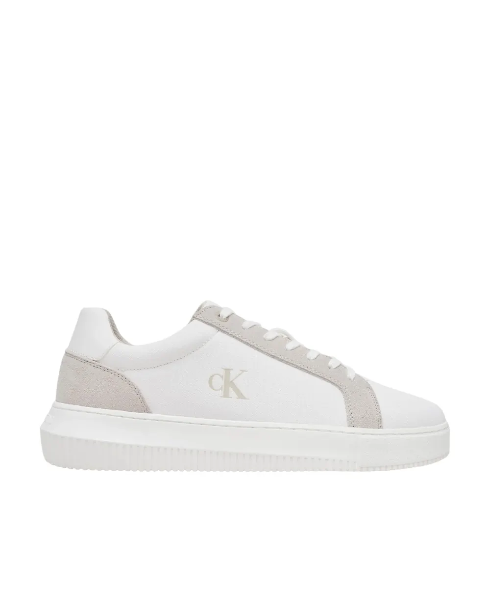 Calvin Klein - Ανδρικά Sneakers Chunky Cupsole Mg Canvas YM0YM01219-02S Λευκό