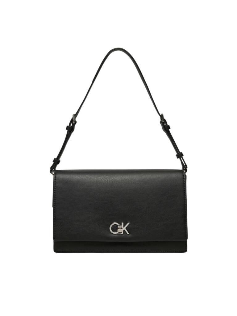 Calvin Klein - Γυναικεία Τσάντα Ck Elongated Shoulder Bag K60K612807-BEH Μαύρο