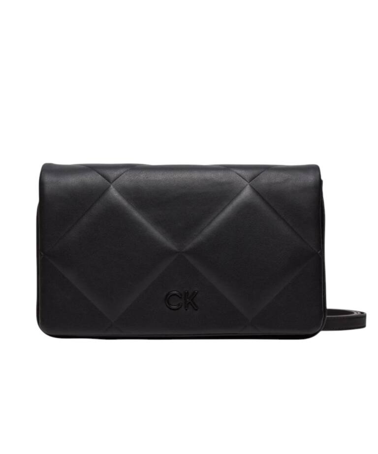 Calvin Klein - Γυναικεία Τσάντα Ck Quilt Shoulder K60K611759-BEH Μαύρο