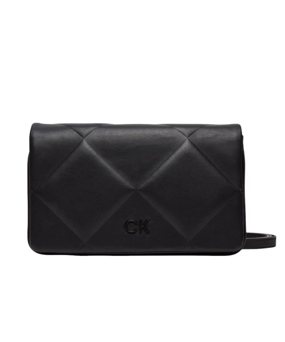 Calvin Klein - Γυναικεία Τσάντα Ck Quilt Shoulder K60K611759-BEH Μαύρο