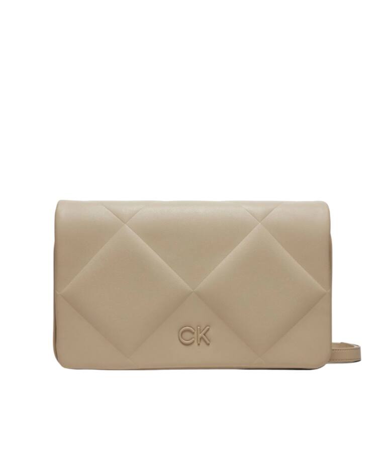 Calvin Klein - Γυναικεία Τσάντα Ck Quilt Shoulder K60K611759-PEA Μπεζ