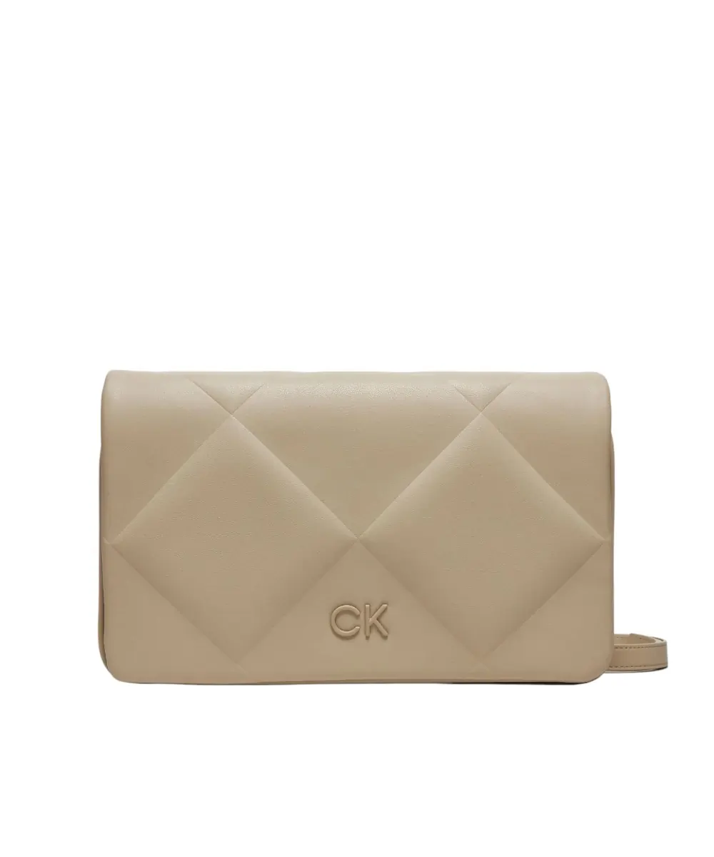 Calvin Klein - Γυναικεία Τσάντα Ck Quilt Shoulder K60K611759-PEA Μπεζ
