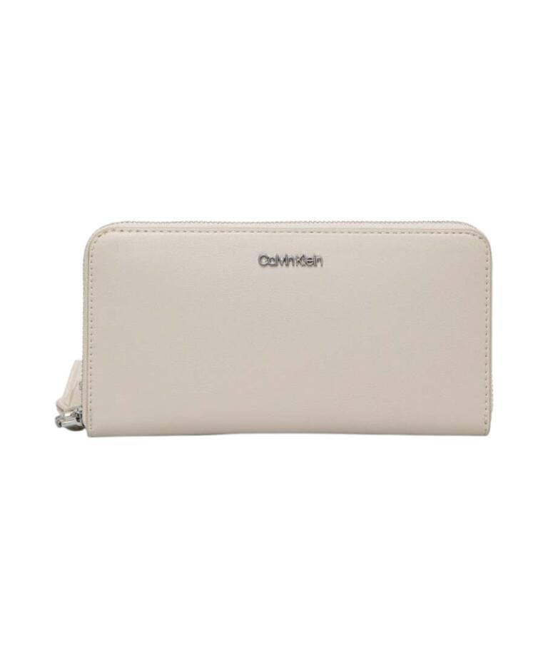 Calvin Klein - Μεγάλο Γυναικείο Πορτοφόλι Ck Gracie K60K611687-PC4 Εκρού