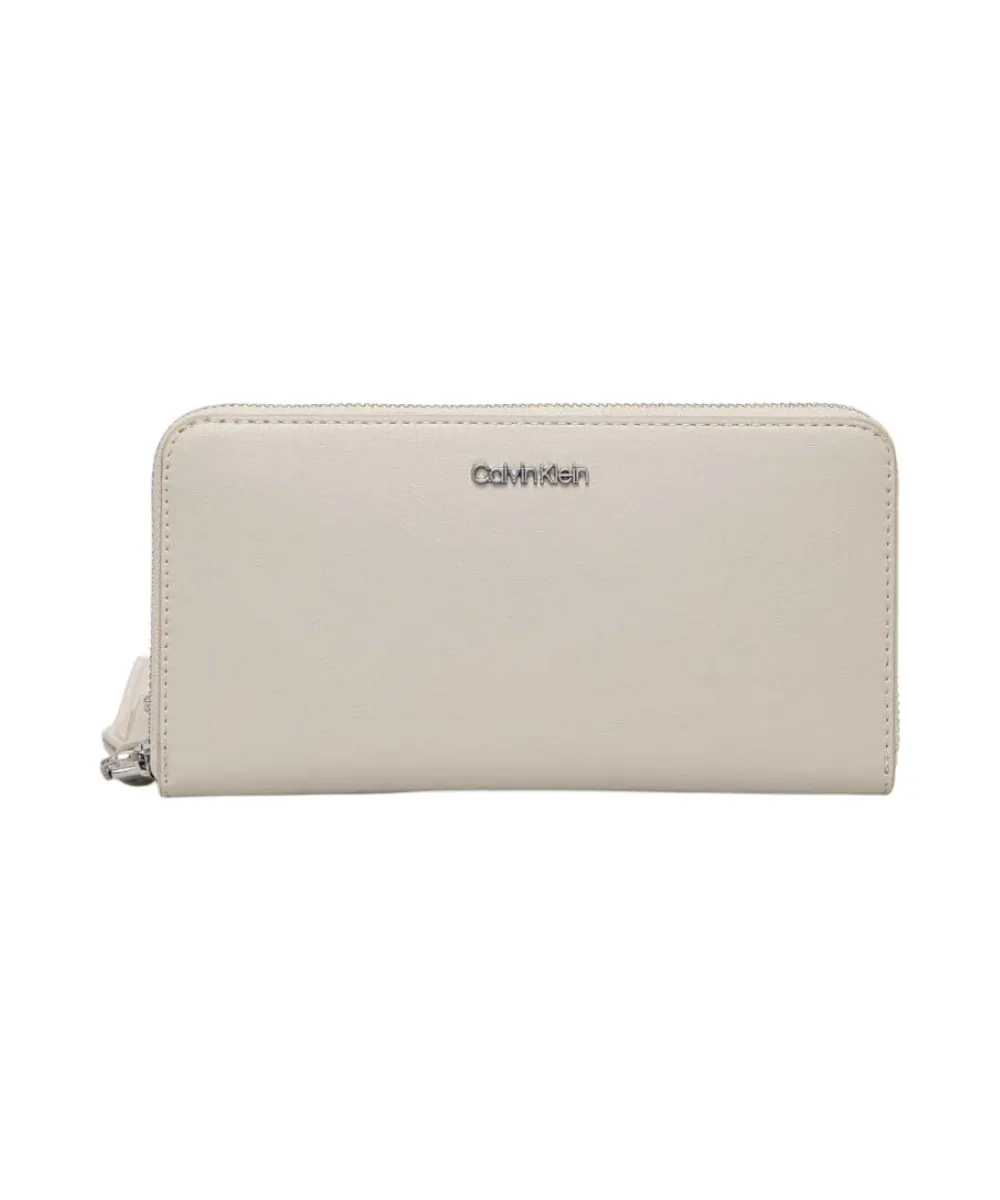 Calvin Klein - Μεγάλο Γυναικείο Πορτοφόλι Ck Gracie K60K611687-PC4 Εκρού