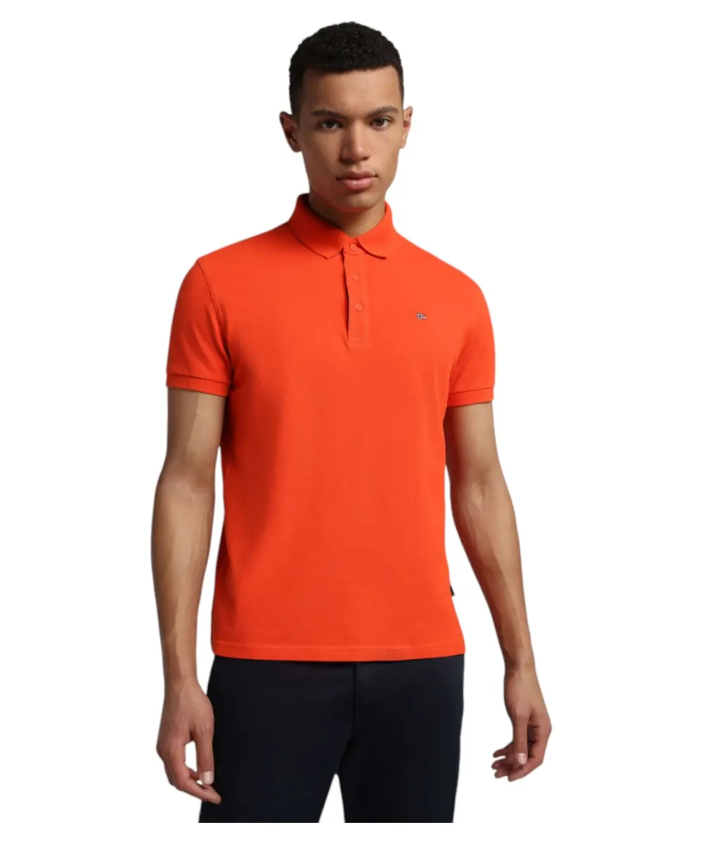 Napapijri - Ανδρικό T-shirt Polo Ealis SS Regular Fit NP0A4H8B-A62 Πορτοκαλί