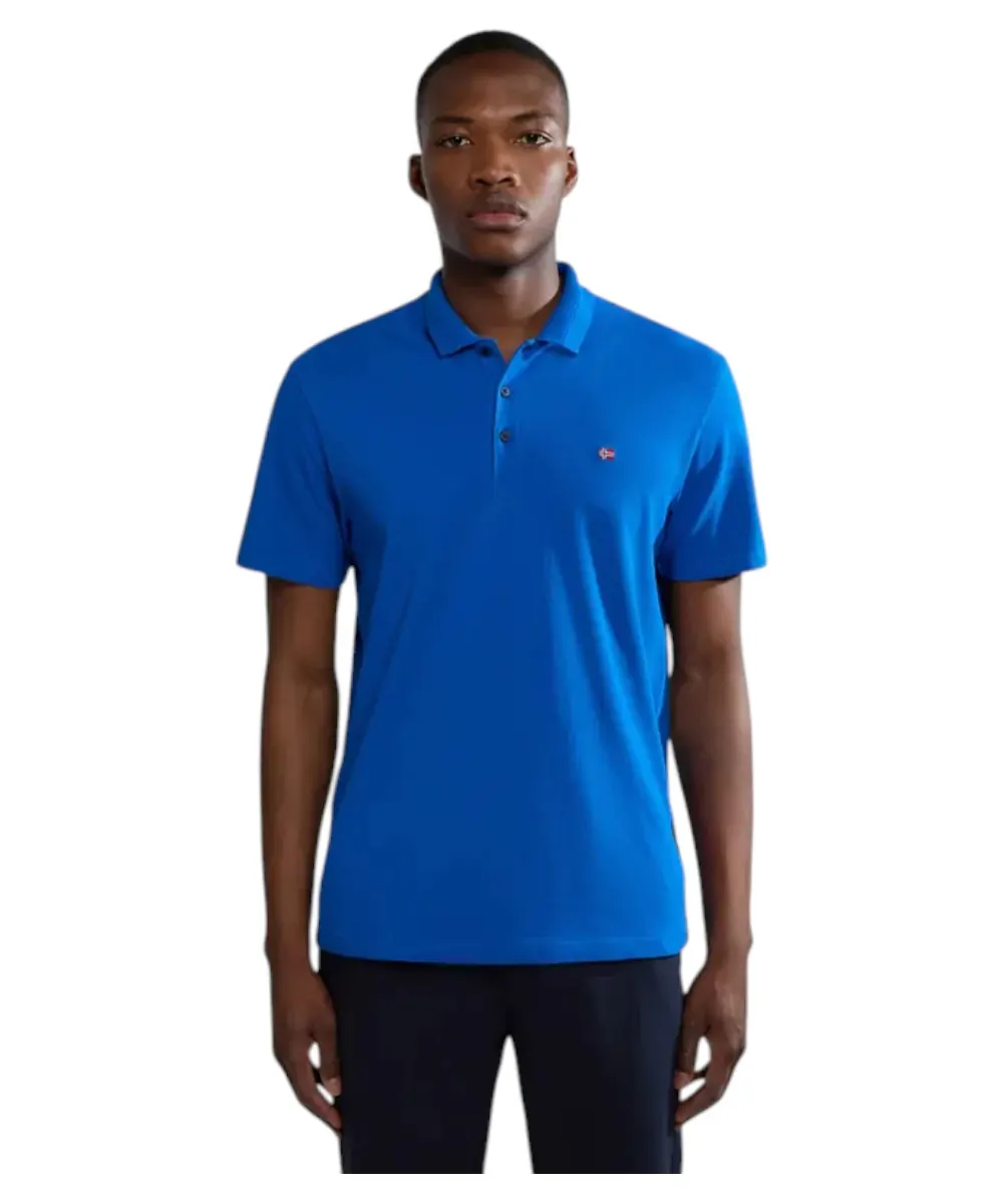 Napapijri - Ανδρικό T-shirt Polo Ealis SS Regular Fit NP0A4H8B-B2L Μπλε