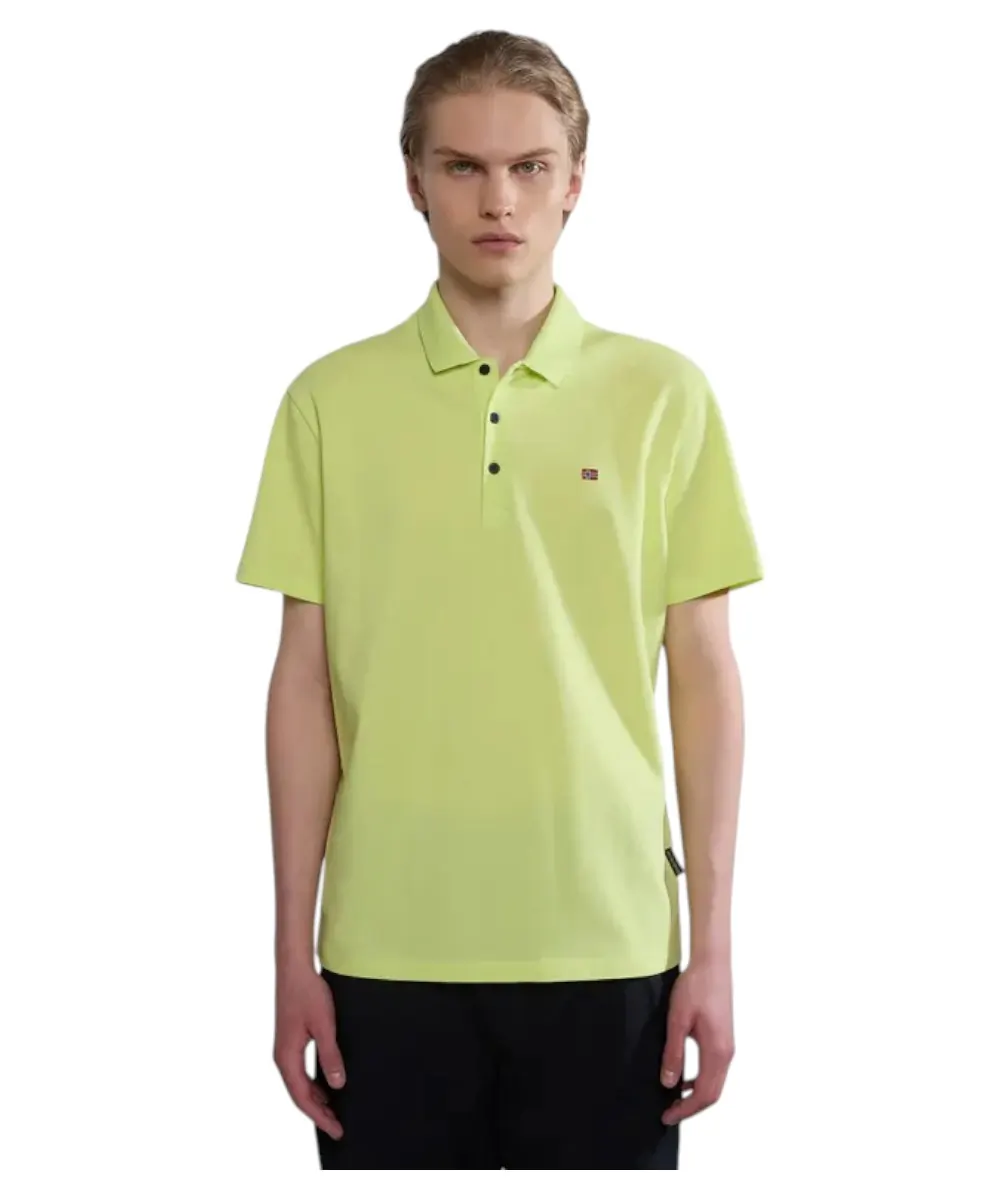Napapijri - Ανδρικό T-shirt Polo Ealis SS Regular Fit NP0A4H8B-Y1I Πράσινο
